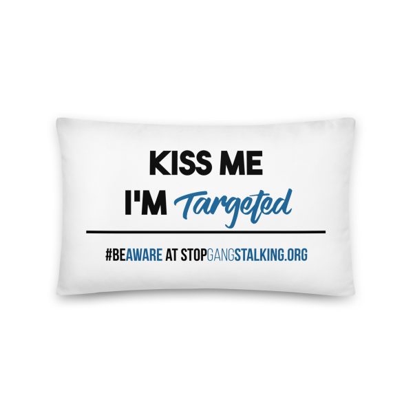 Gangstalking Awareness Basic Pillow