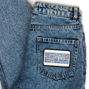 Gangstalking Awareness "In The Box" Embroidered patches