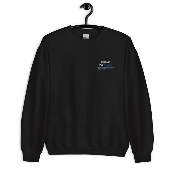 Gangstalking Awareness "Kiss Me" Multi Color Premium Unisex Sweatshirt